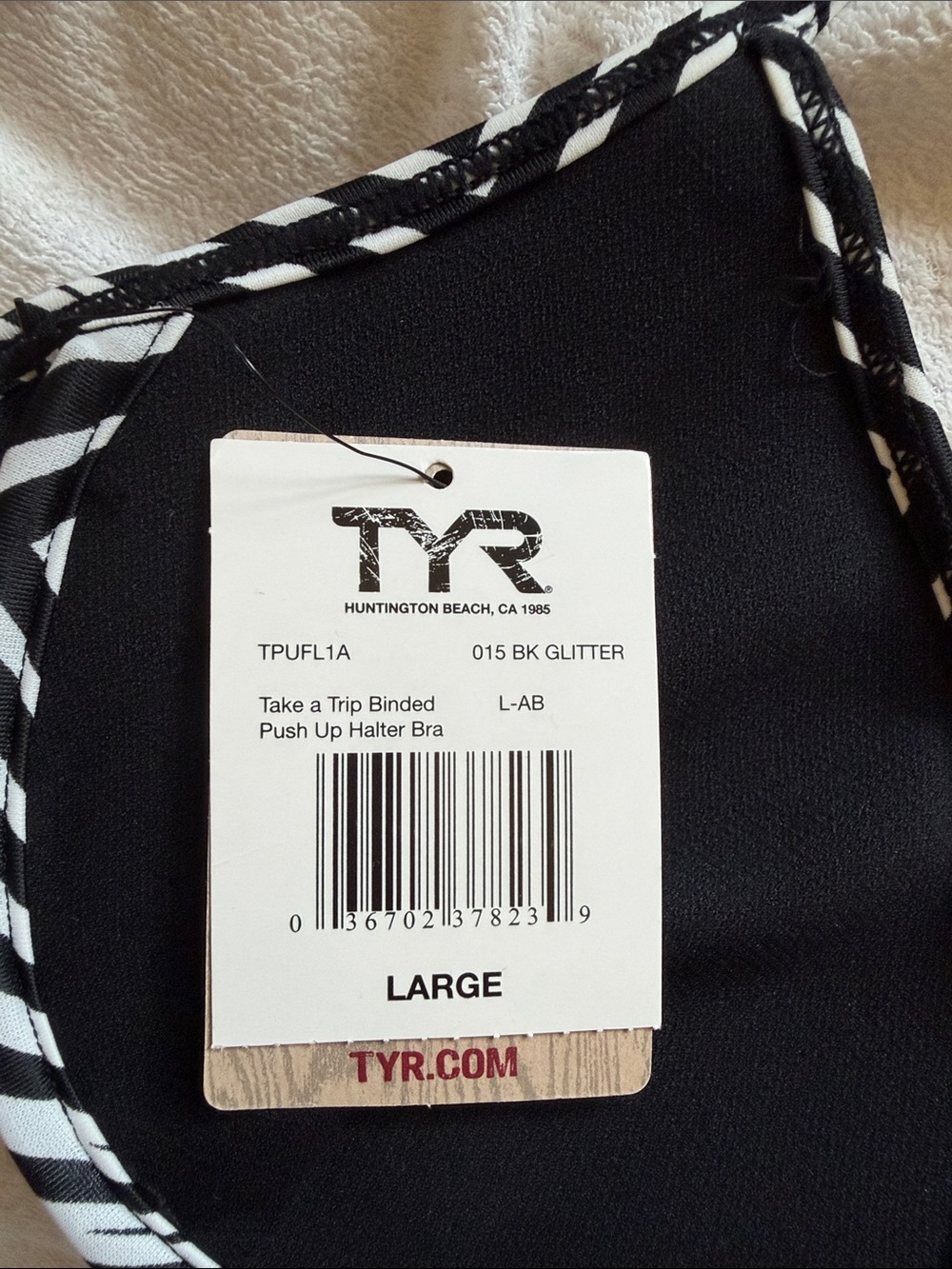 NWT TYR Take A Trip Push Up Bra & Classic Bottom Bikini Set Floral SZ L NEW - Picture 6 of 6